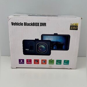 Black Vehicle BlackBOX DVR with Full HD 1080